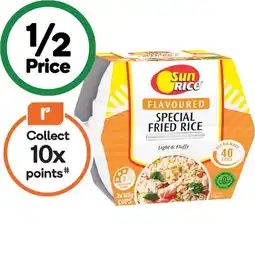 Woolworths SunRice Flavoured Microwave Rice Cups 2 x 125g offer