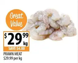 Supabarn PRAWN MEAT offer