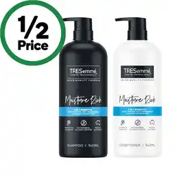 Woolworths TRESemmé Shampoo or Conditioner 940ml offer