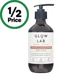 Woolworths Glow Lab Body Wash 400ml offer