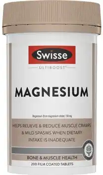 Coles Swisse Ultiboost Magnesium Tablets 200 Pack offer