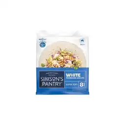 Woolworths Simson’s Pantry Wraps Varieties 528g Pk 8 offer