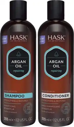 Coles Hask Shampoo or Conditioner 355mL offer