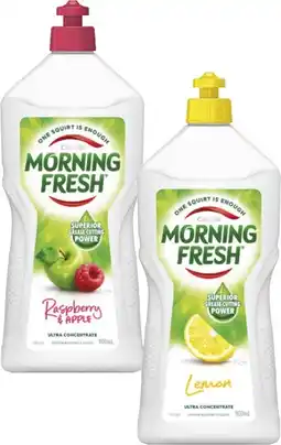 Coles Morning Fresh Dishwashing Liquid 900mL offer