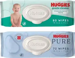 Coles Huggies Baby Wipes 70 Pack-80 Pack offer