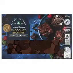 Woolworths Woolworths Hand Finished Chocolate Brownie 300g offer