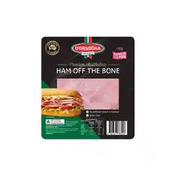 Woolworths D'Orsogna Premium Australian Ham off the Bone 120g – From the Fridge offer