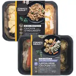 Woolworths Strength Meals Co Varieties 350g – From the Deli offer