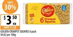 Supabarn Golden crumpet squares offer