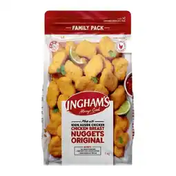Woolworths Ingham’s Original Chicken Nuggets or Wing Dings 1 kg offer