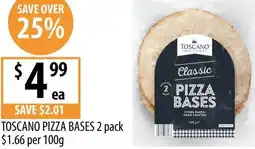 Supabarn Toscano pizza bases offer