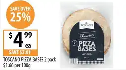 Supabarn Toscano pizza bases offer