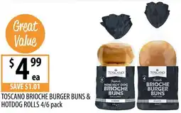 Supabarn Toscano brioche burger buns & hotdog rolls offer