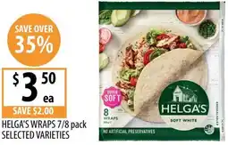 Supabarn Helga's wraps offer