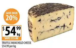 Supabarn Truffle manchego cheese offer
