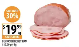 Supabarn Bertocchi honey ham offer