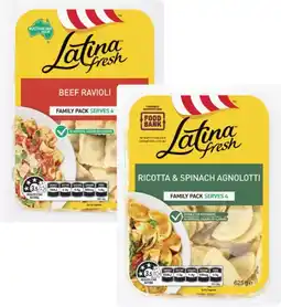 Coles Latina Filled Pasta 625g offer
