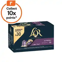 Woolworths L’Or Coffee Capsules Pk 30 offer