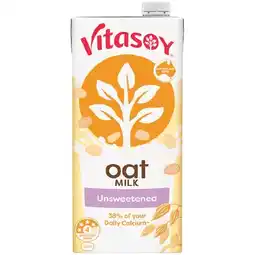 Woolworths Vitasoy Unsweetened Almond or Oat Milk 1 Litre offer