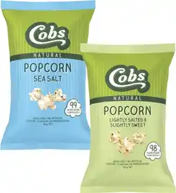 Coles Cobs Popcorn 80g-120g offer