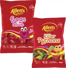 Coles Allen's Lollies 140g-200g offer