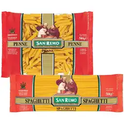 Woolworths San Remo Pasta 500g offer