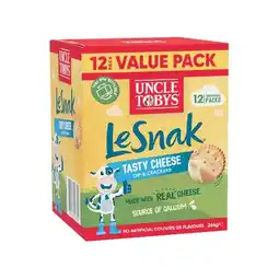 Woolworths Uncle Tobys Le Snak 264g Pk 12 offer