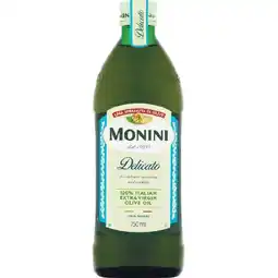 Woolworths Monini Extra Virgin Olive Oil 750ml offer