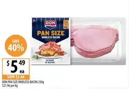 Supabarn Don Pan Size Rindless Bacon offer