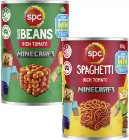 Coles SPC Baked Beans or Spaghetti 420g-425g offer