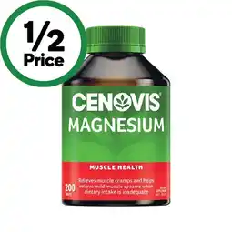 Woolworths Cenovis Magnesium Tablets Pk 200 offer