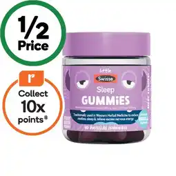 Woolworths Little Swisse Sleep Gummies Pk 50 offer
