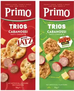 Coles Primo Trios 45g-55g offer
