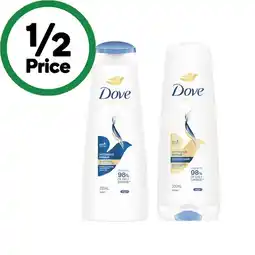 Woolworths Dove Shampoo or Conditioner 350ml offer