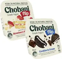 Coles Chobani Flip Yogurt 140g offer