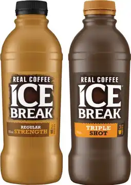 Coles Ice Break Iced Coffee 750mL offer