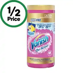 Woolworths Vanish Gold Pro Stain Remover Powder 2 kg offer