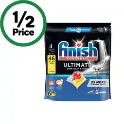 Woolworths Finish Ultimate Dishwasher Tablets Pk 46 offer