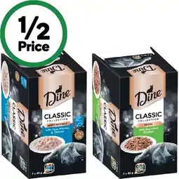Woolworths Dine Wet Cat Food Pk 7 x 85g offer
