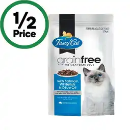 Woolworths Fussy Cat Grainfree Dry Cat Food 2.5 kg offer