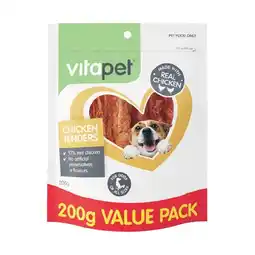 Woolworths Vitapet Jerhigh Tenders Dog Treats 200g offer