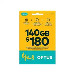 Woolworths Optus $180 SIM Starter Kitβ‘ offer