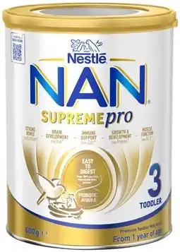 Coles Nestlé NAN SupremePro Stage 3 or 4 Milk Drink 800g offer