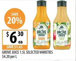 Supabarn Grove juice offer
