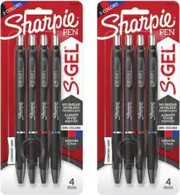 Coles Sharpie S-gel Assorted Pens 4 Pack offer