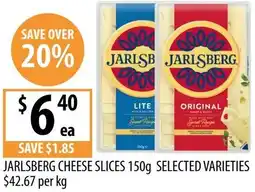 Supabarn Jarlsberg cheese slices offer