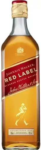 Coles Johnnie Walker Red Label Scotch Whisky 700mL offer