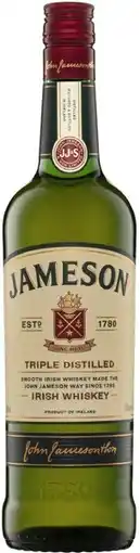Coles Jameson Irish Whiskey 700mL offer