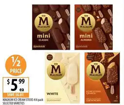 Supabarn Magnum ice cream sticks offer