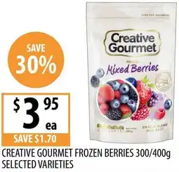 Supabarn Creative gourmet frozen berries offer